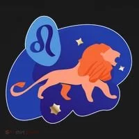 Zodiac Leo Simple Lion Doggie Tank thumb 4