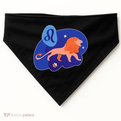 Zodiac Leo Simple Lion USA-Made Doggie Bandana