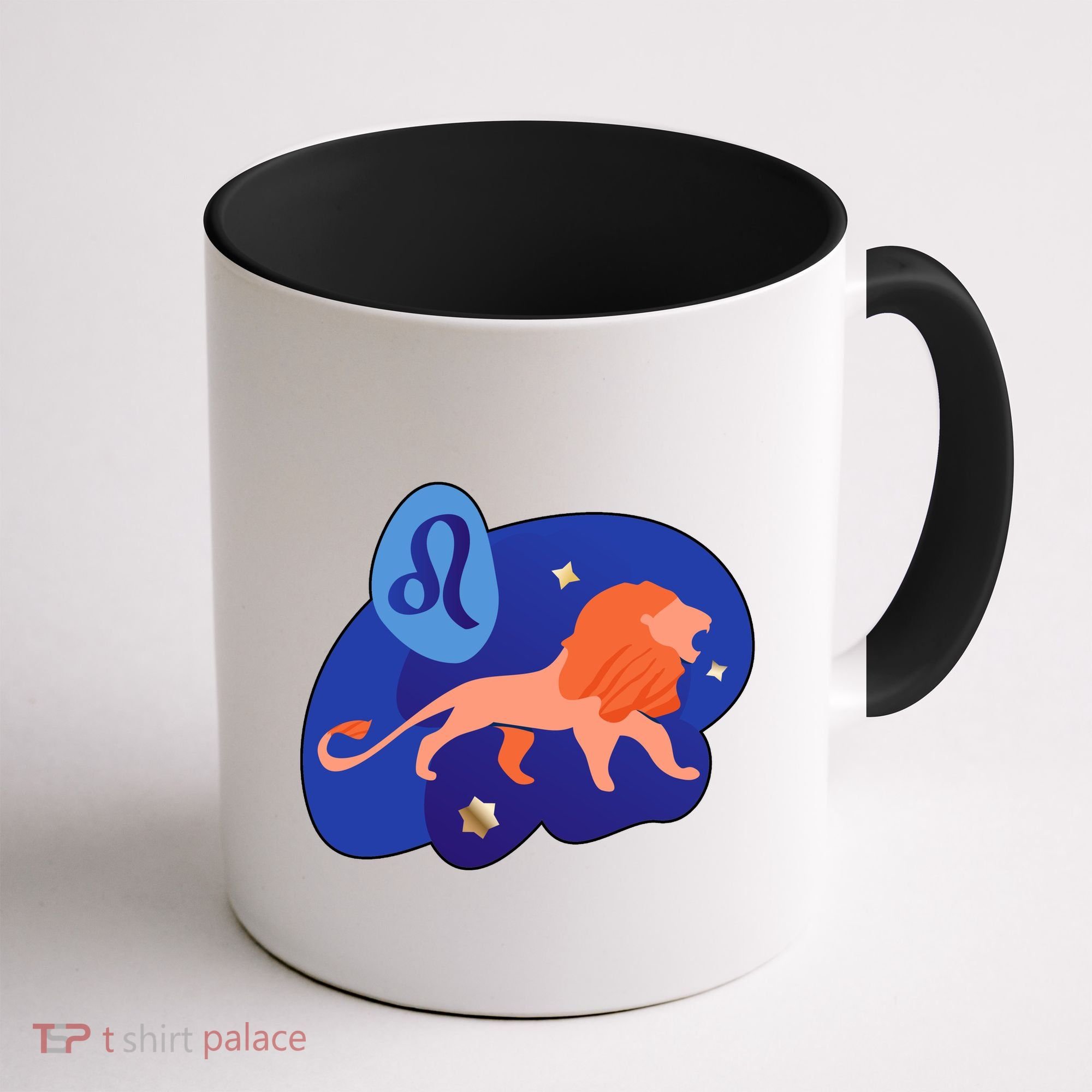 Zodiac Leo Simple Lion Coffee Mug