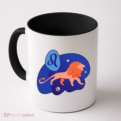 Zodiac Leo Simple Lion Coffee Mug