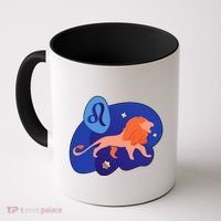 Zodiac Leo Simple Lion Coffee Mug thumb 0