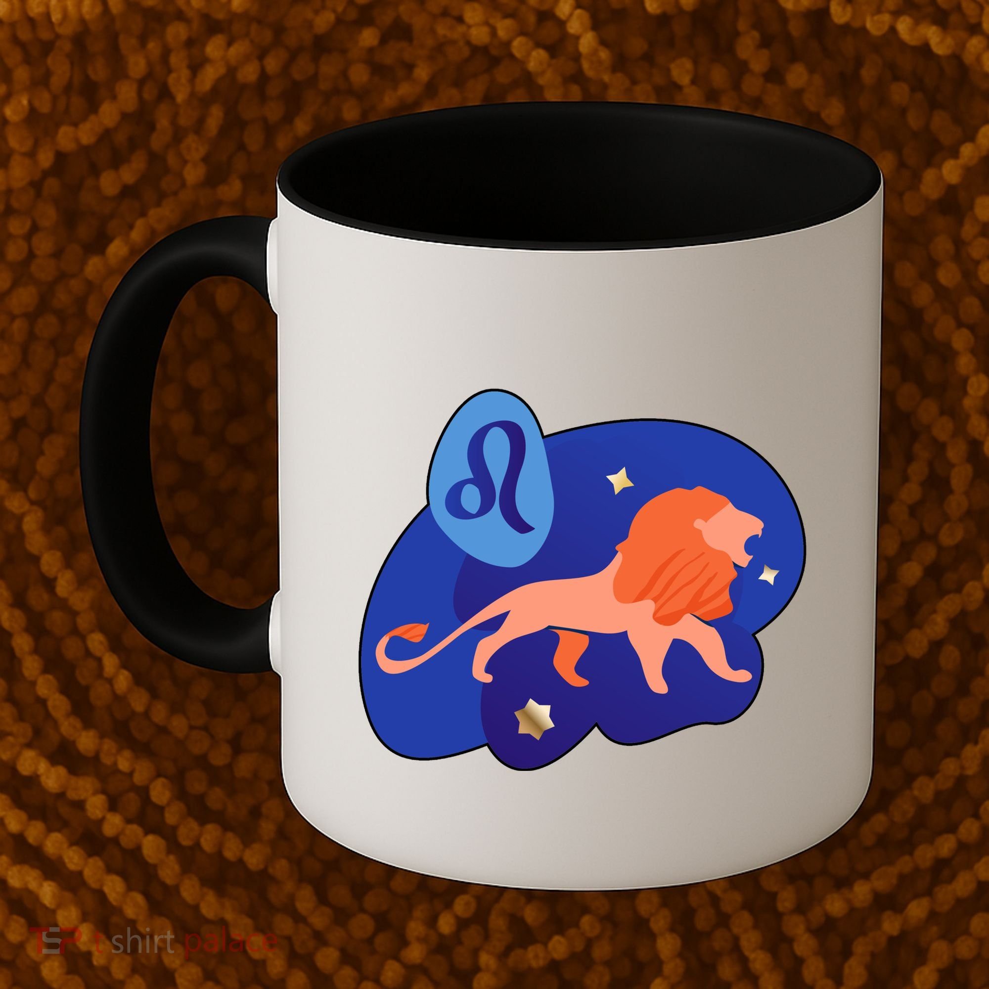 Zodiac Leo Simple Lion Coffee Mug