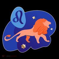 Zodiac Leo Simple Lion Women's Hoodie thumb 2