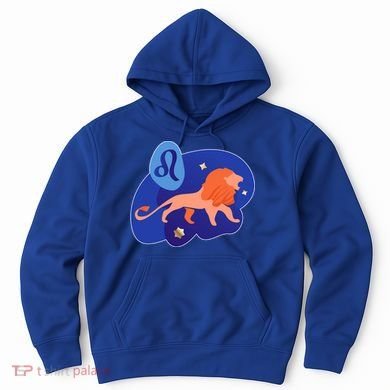 Zodiac Leo Simple Lion Hoodie