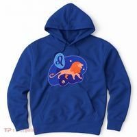 Zodiac Leo Simple Lion Hoodie thumb 0