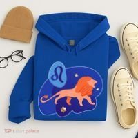 Zodiac Leo Simple Lion Hoodie thumb 4