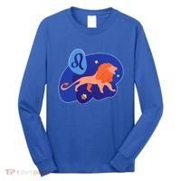 Zodiac Leo Simple Lion Long Sleeve Shirt thumb 0