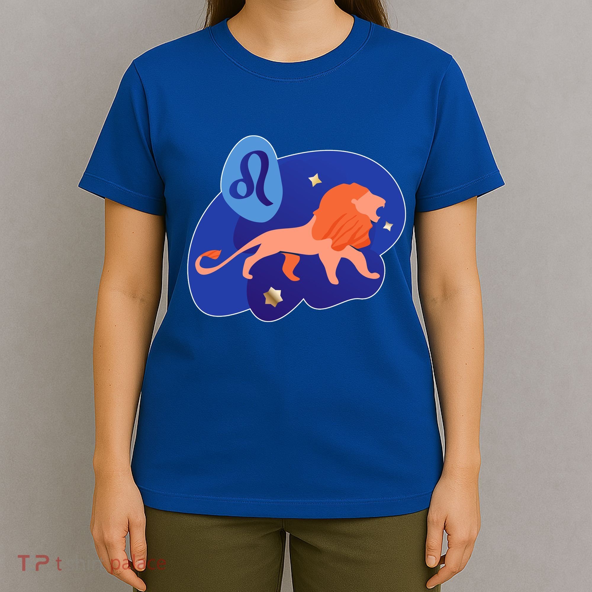 Zodiac Leo Simple Lion T-Shirt