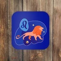 Zodiac Leo Simple Lion Coaster thumb 0