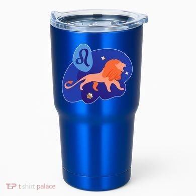 Zodiac Leo Simple Lion Tumbler