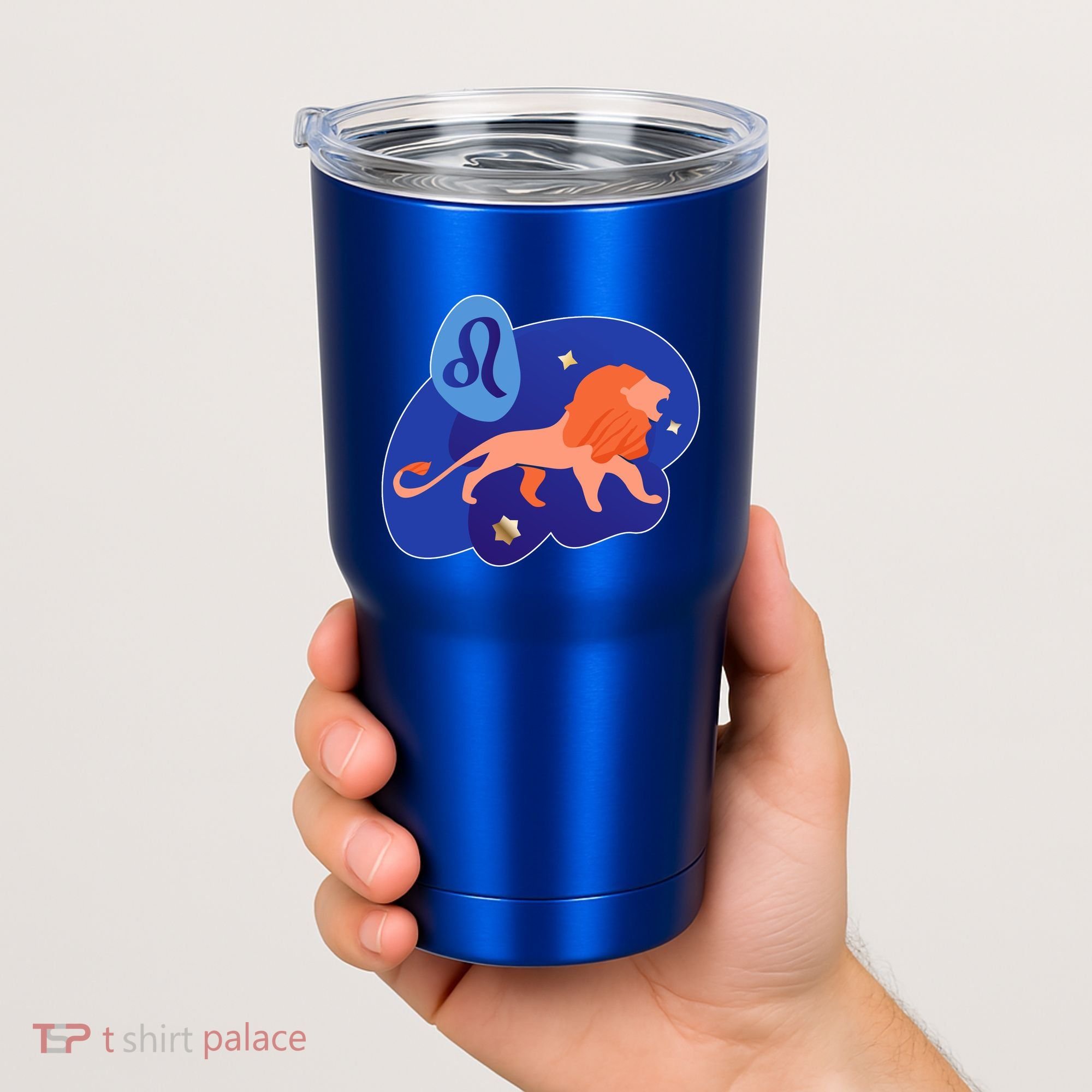 Zodiac Leo Simple Lion Tumbler