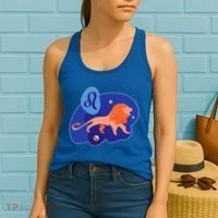 Zodiac Leo Simple Lion Women's Tank Top thumb 2