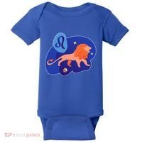 Zodiac Leo Simple Lion Baby Bodysuit thumb 0