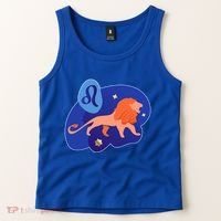 Zodiac Leo Simple Lion Tank Top thumb 2