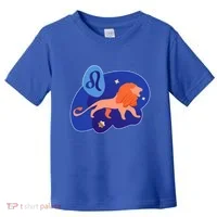 Zodiac Leo Simple Lion Toddler T-Shirt thumb 0