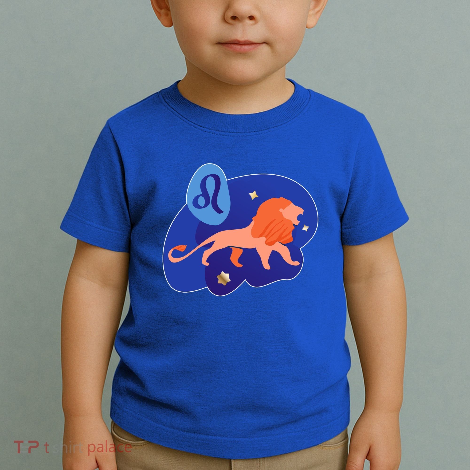 Zodiac Leo Simple Lion Toddler T-Shirt