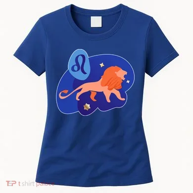 Zodiac Leo Simple Lion Women's T-Shirt