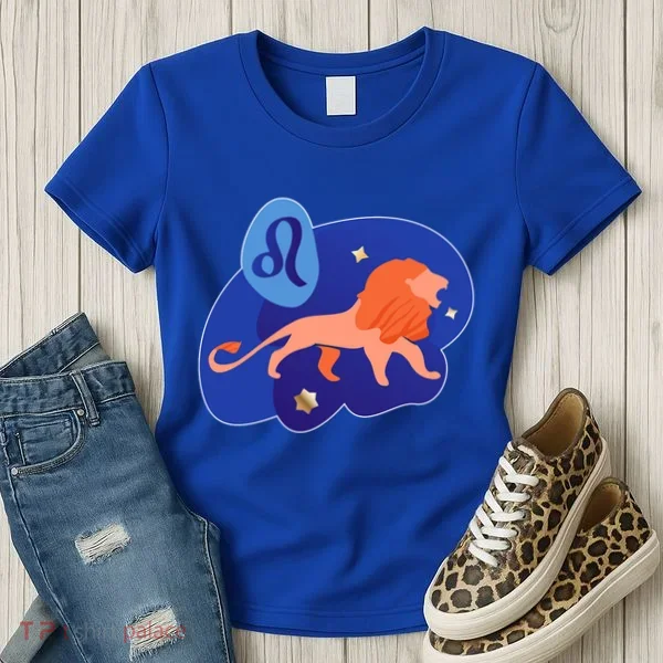 Zodiac Leo Simple Lion Women's T-Shirt