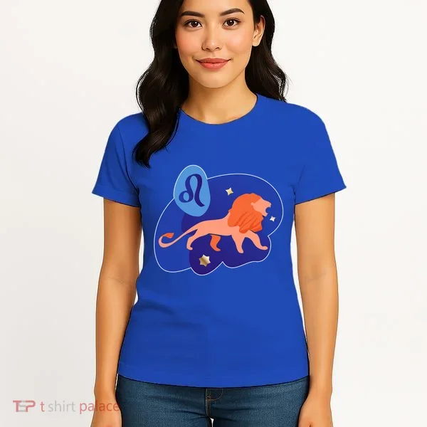 Zodiac Leo Simple Lion Women's T-Shirt