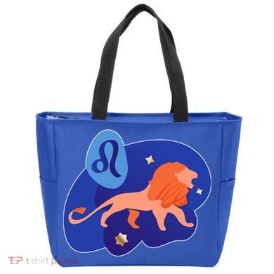 Zodiac Leo Simple Lion Tote Bag