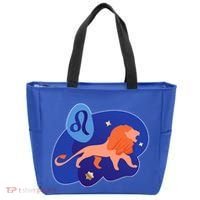 Zodiac Leo Simple Lion Tote Bag thumb 0