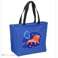 Zodiac Leo Simple Lion Tote Bag thumb 2