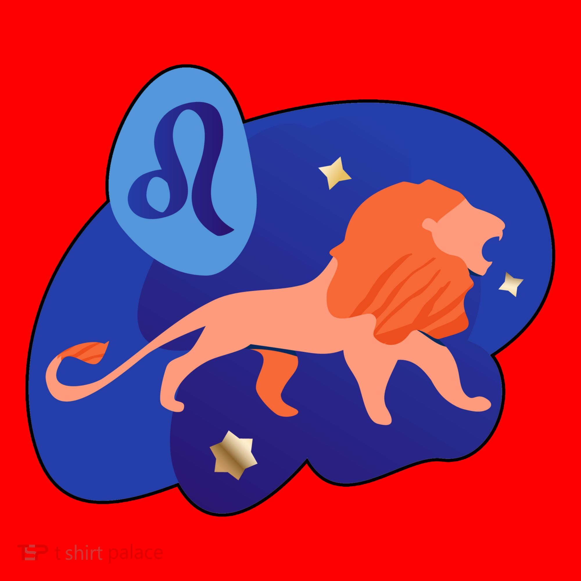 Zodiac Leo Simple Lion Santa Hat