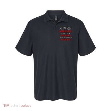 Zombie Apocalypse Keep Calm Video Games Prepared Me Polo