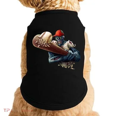 Zombie Baseball Batter Doggie Tank