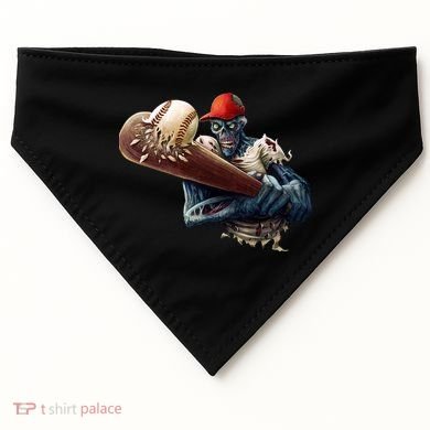 Zombie Baseball Batter USA-Made Doggie Bandana
