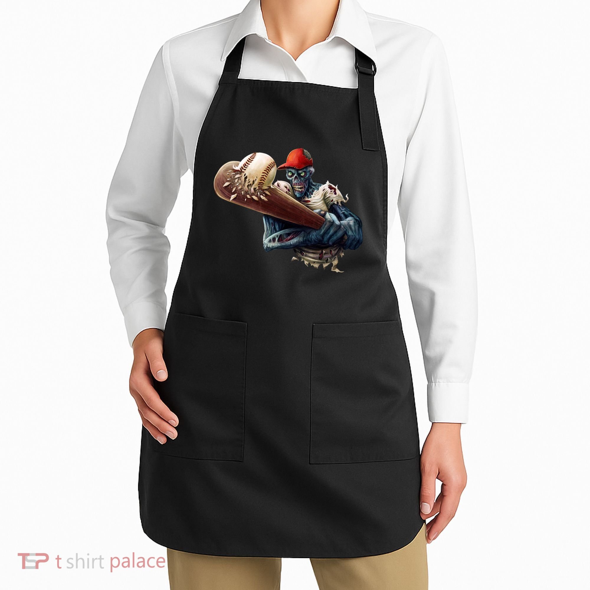 Zombie Baseball Batter Apron