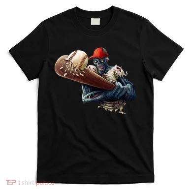 Zombie Baseball Batter T-Shirt