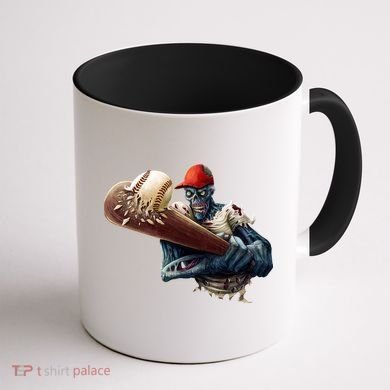 Zombie Baseball Batter Coffee Mug back