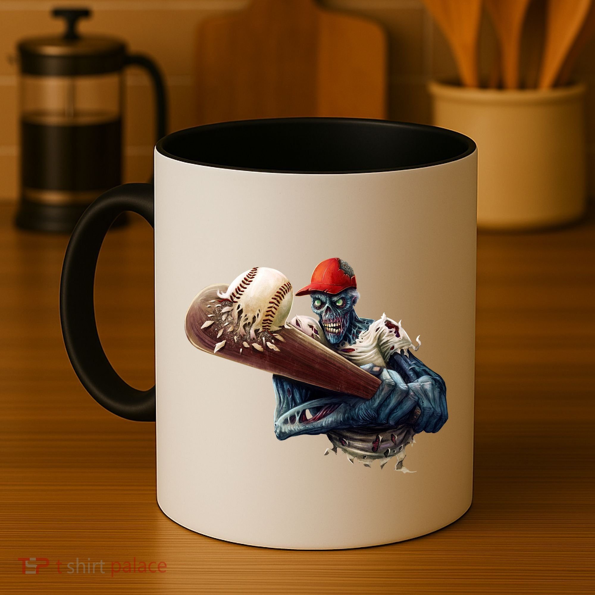 Zombie Baseball Batter Coffee Mug