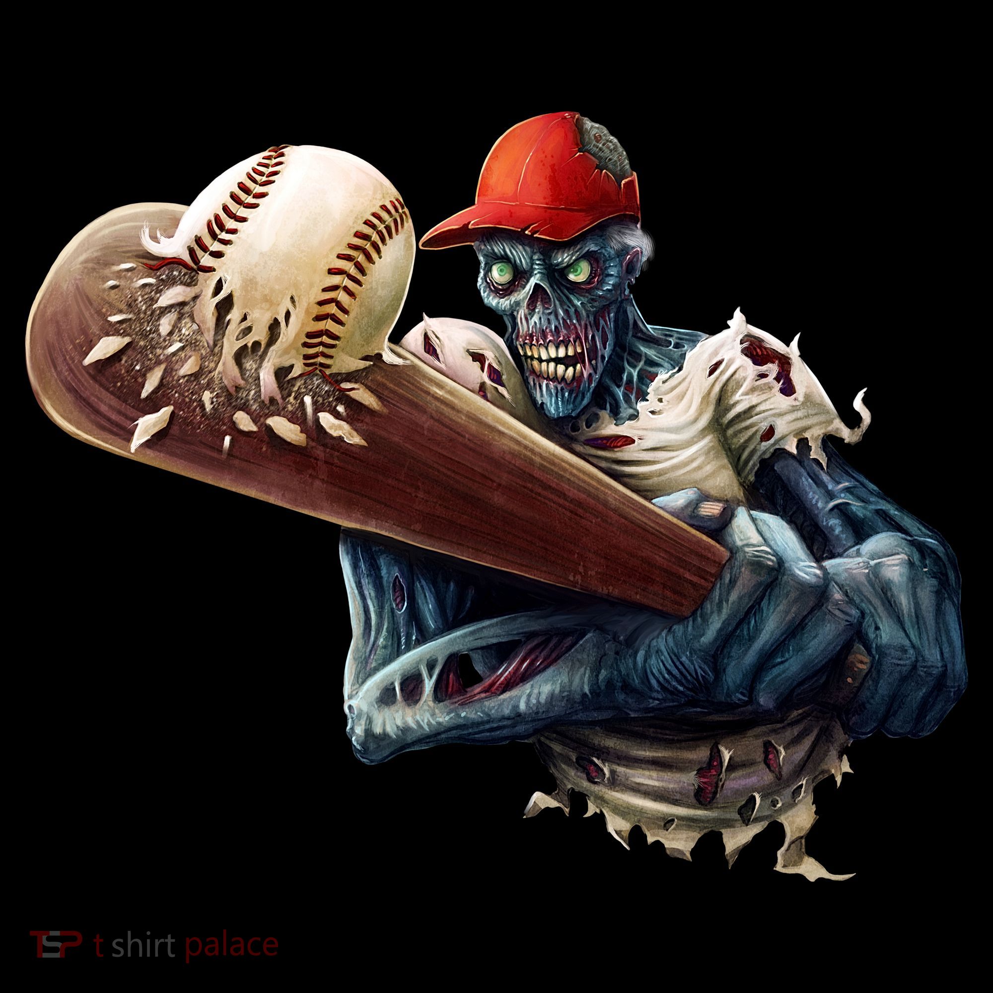 Zombie Baseball Batter Women's Tank Top