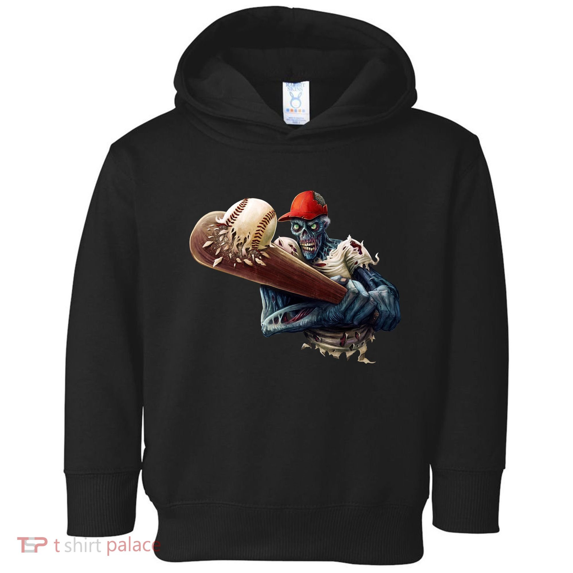 Zombie Baseball Batter Toddler Hoodie