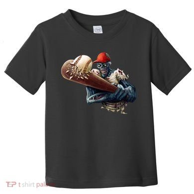 Zombie Baseball Batter Toddler T-Shirt