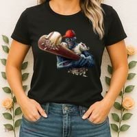 Zombie Baseball Batter Women's T-Shirt thumb 2