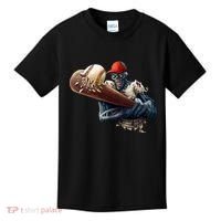 Zombie Baseball Batter Kids T-Shirt thumb 0