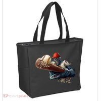 Zombie Baseball Batter Tote Bag thumb 2