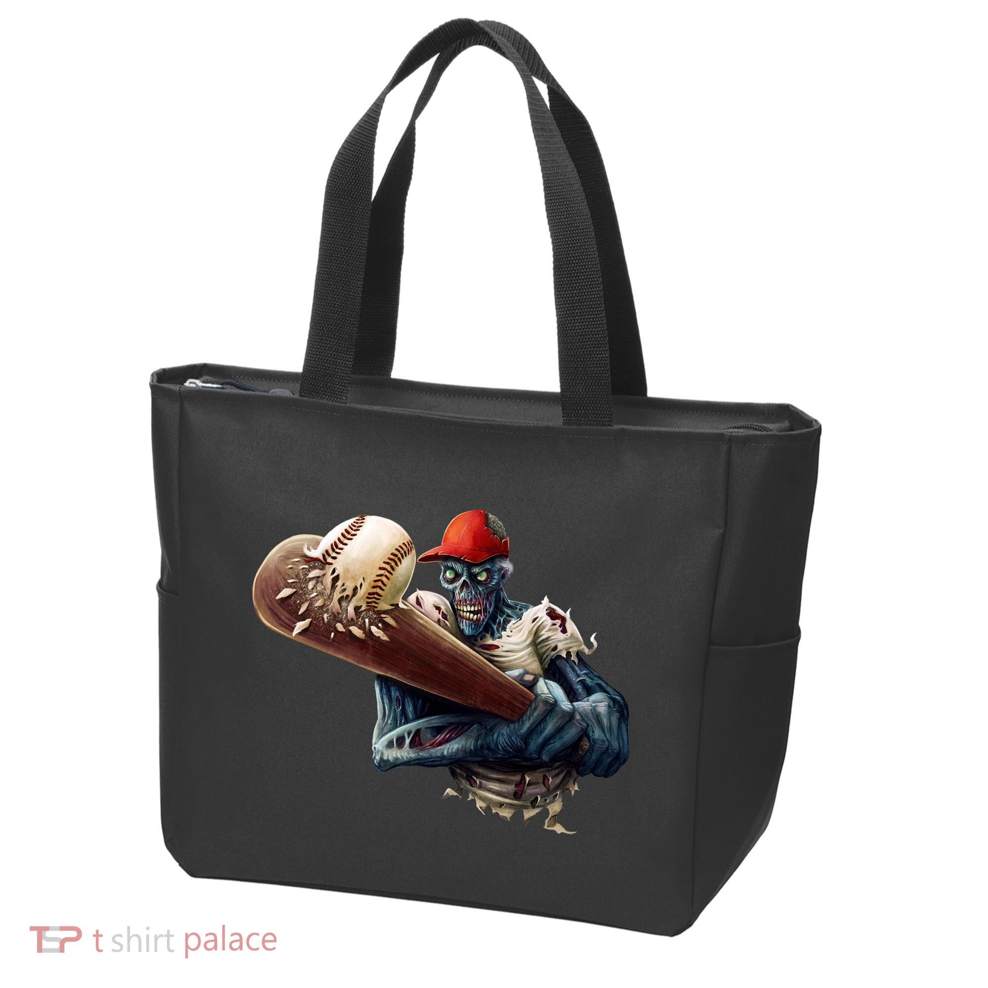 Zombie Baseball Batter Tote Bag