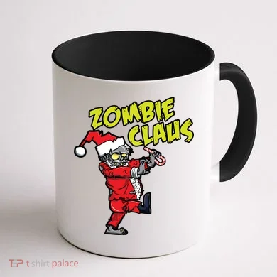 Zombie Claus Coffee Mug back