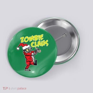 Zombie Claus Button