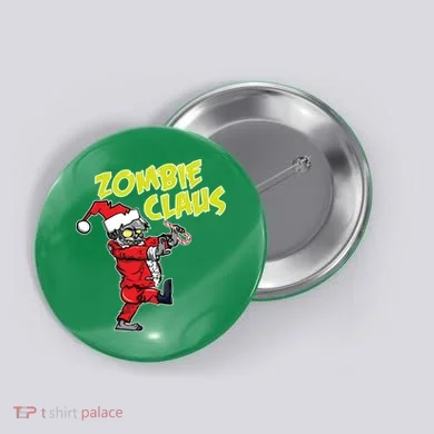 Zombie Claus Button