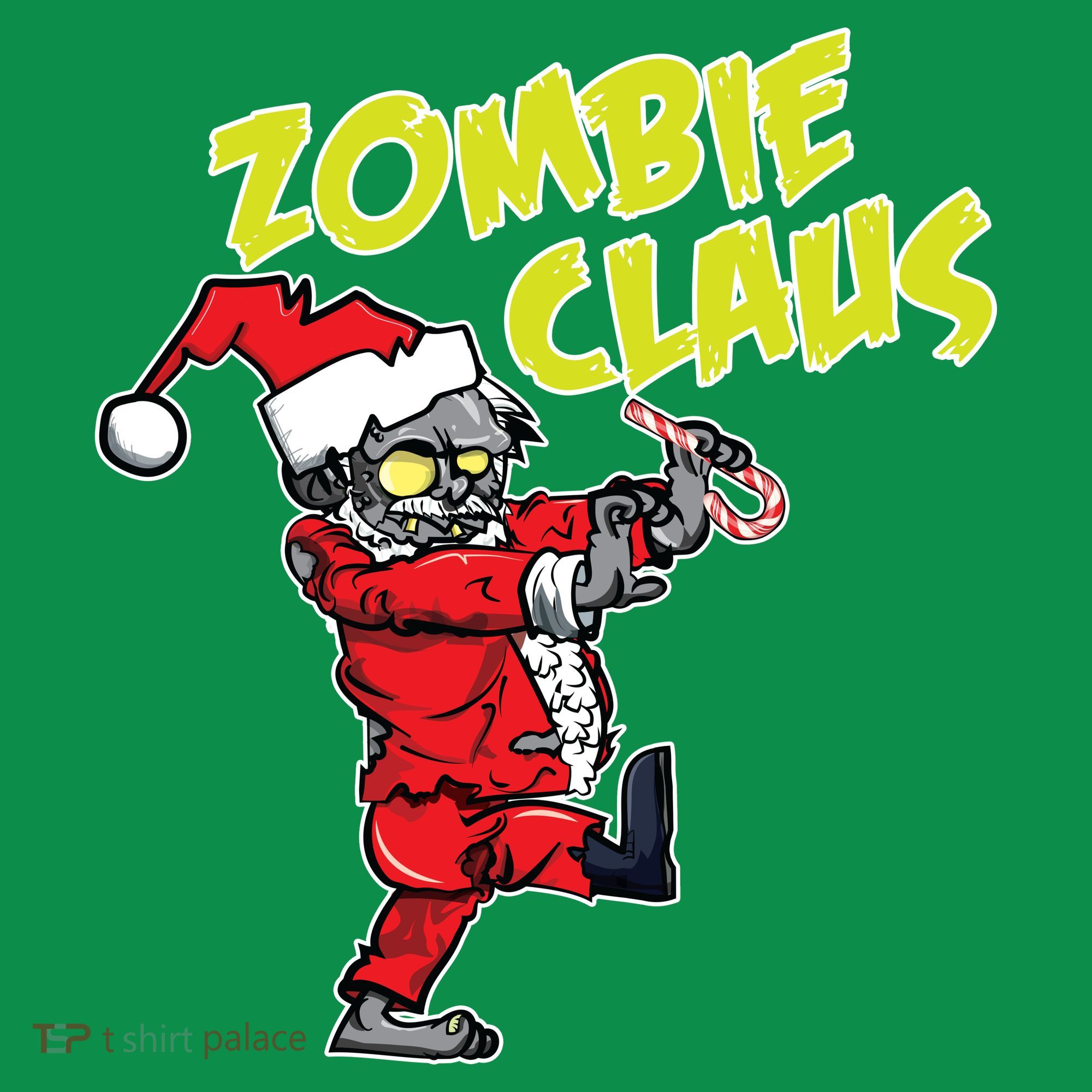 Zombie Claus Button
