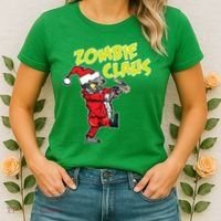 Zombie Claus Women's T-Shirt thumb 2