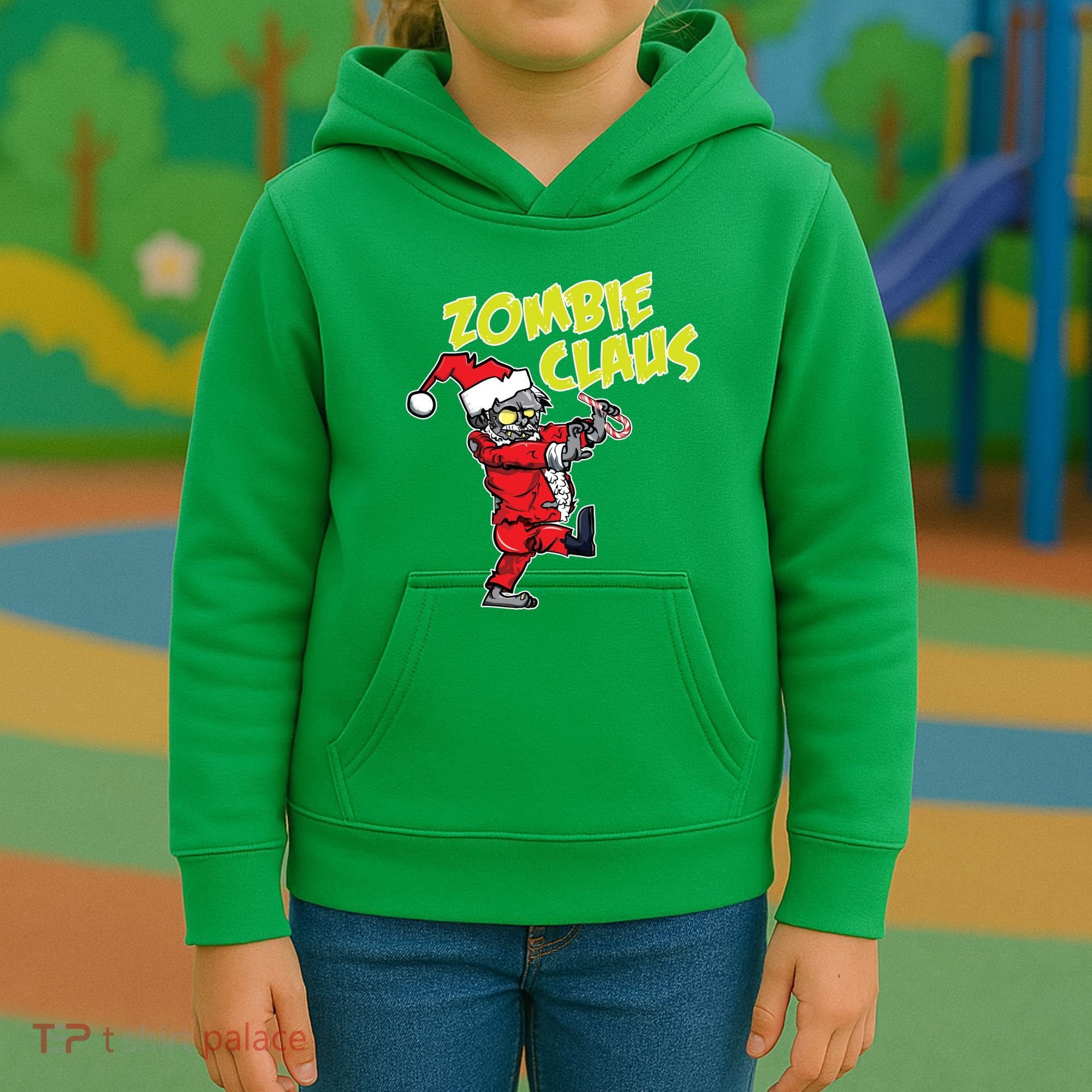 Zombie Claus Kids Hoodie