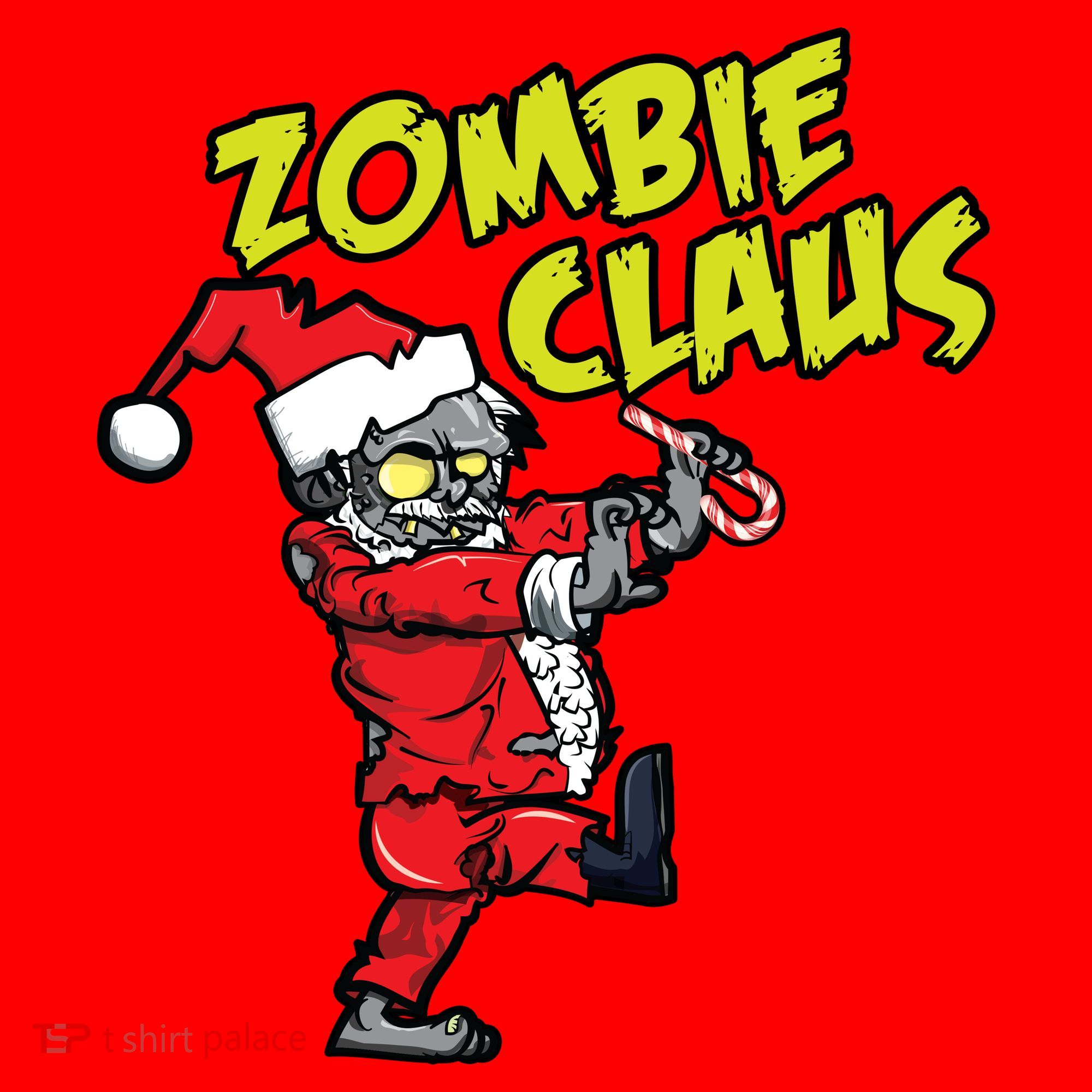 Zombie Claus Santa Hat