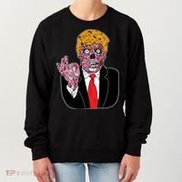Zombie Donald Trump Funny Halloween Women's Sweatshirt thumb 0