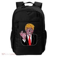 Zombie Donald Trump Funny Halloween Backpack thumb 0